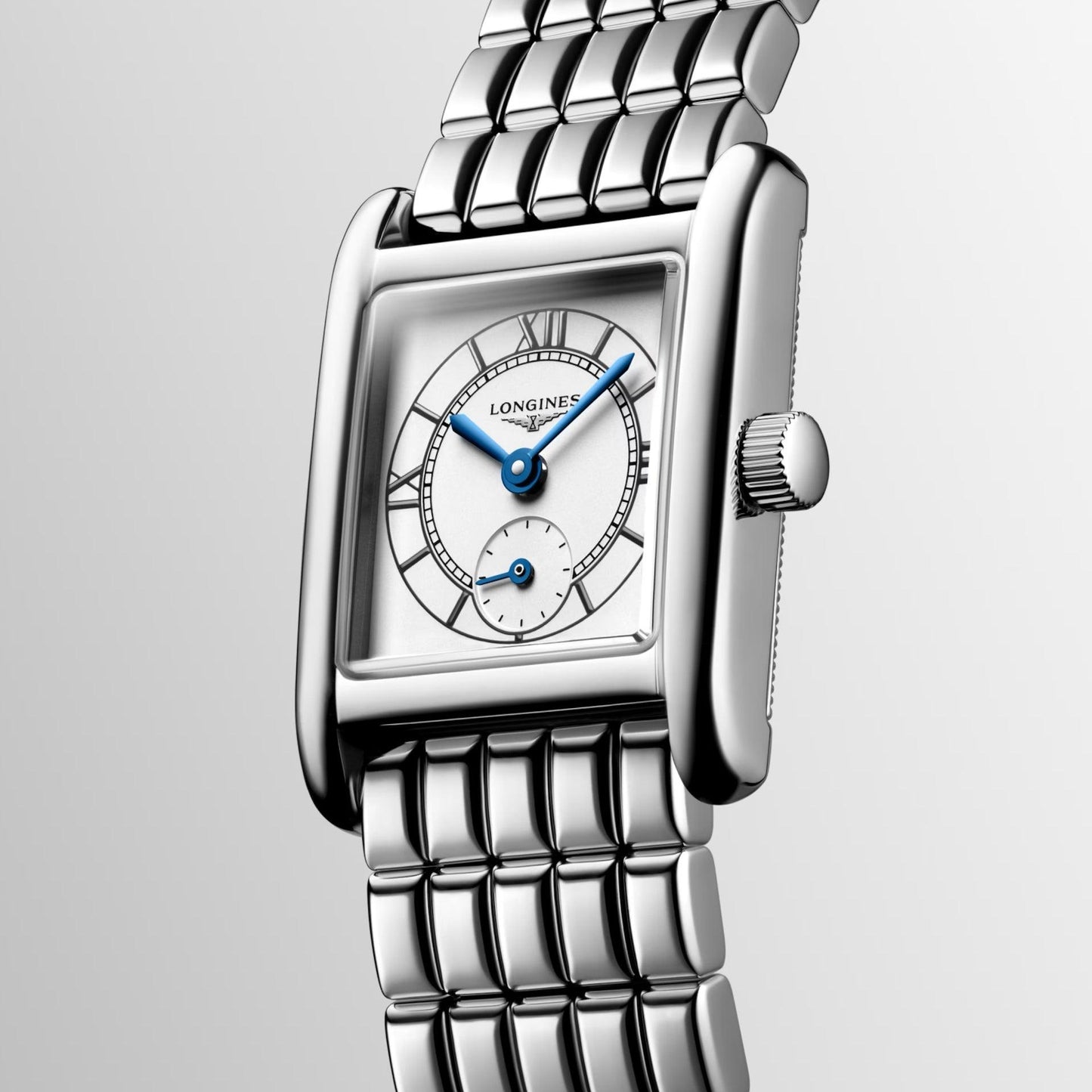Longines horloge Mini Dolcevita 21,5x29mm zilver quartz staal L5.200.4.75.6