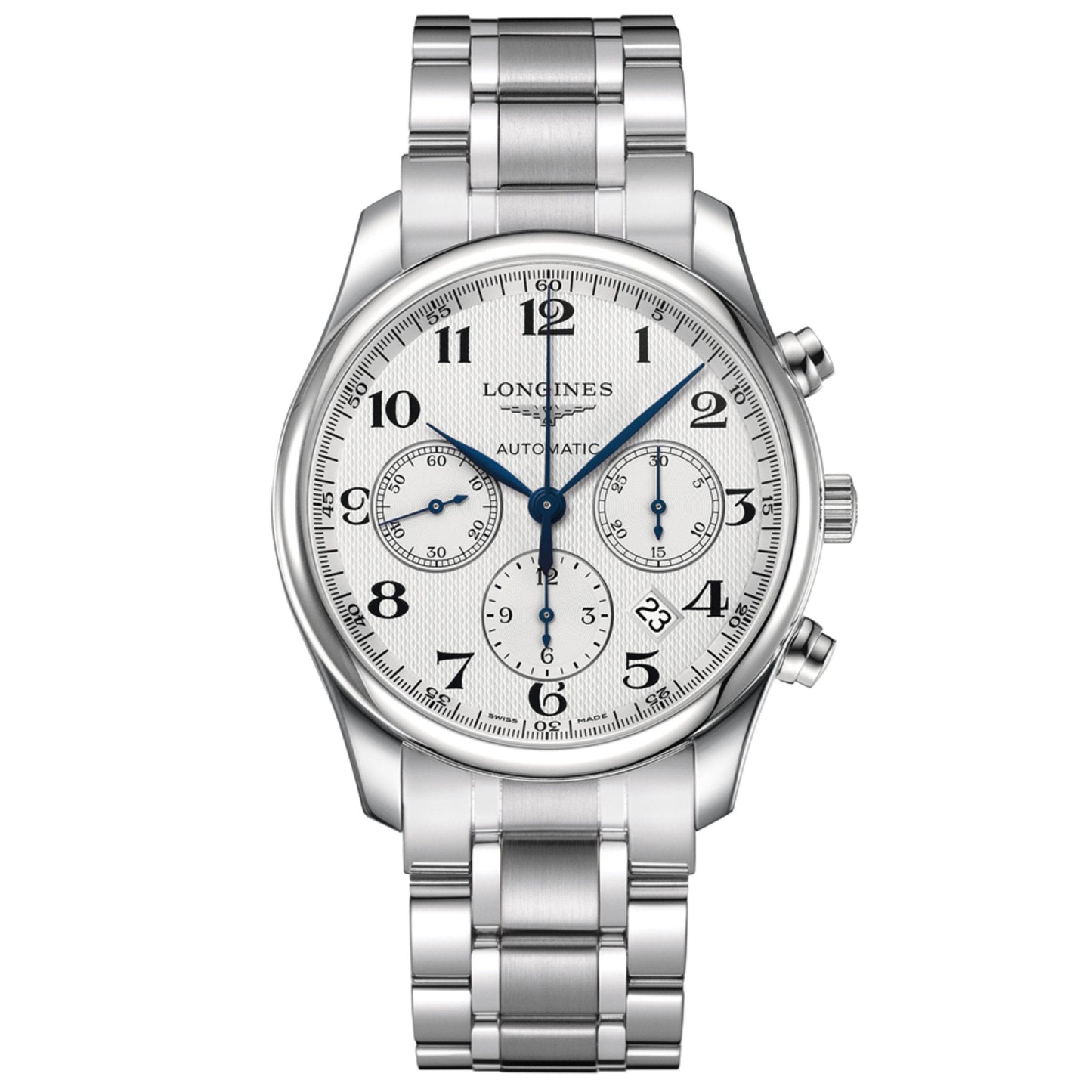 Longines horloge The Longines Master Collection Chronograaf 42 mm zilver automatisch staal L2.759.4.78.6