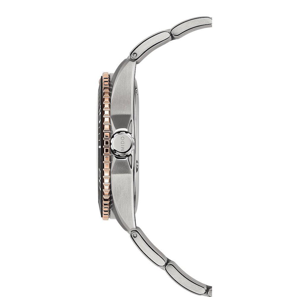 Mido horloge Mido Ocean Star caliber 80 42mm zwart automatisch staal M042.430.21.051.00