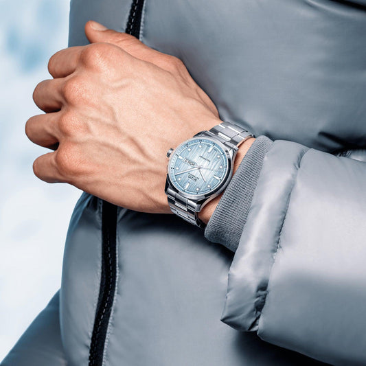 Mido Multifort M Freeze 42mm Turquoise Automatisch Stalen Horloge M038.430.11.041.00