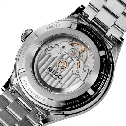 Mido horloge Multifort Powerwind 40mm zwart automatisch staal M040.407.11.057.00