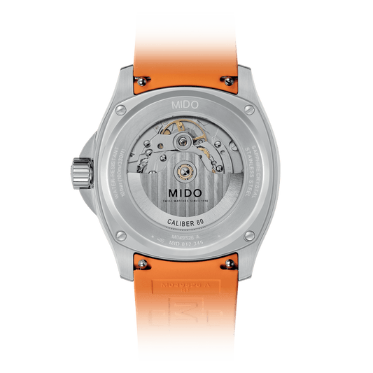 Mido horloge Multifort TV Big Date 40mm grijs staal automatisch M049.526.17.081.00