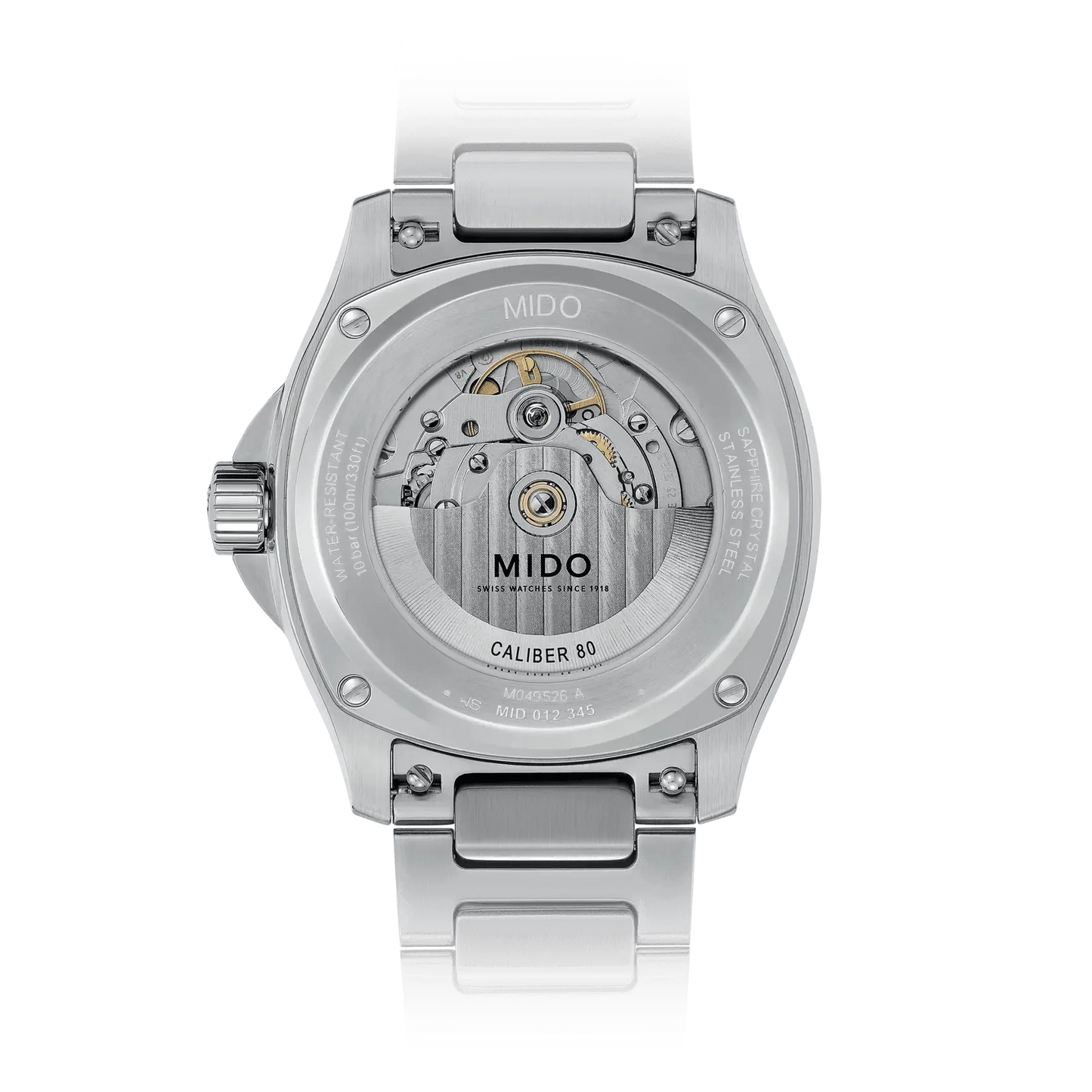 Mido horloge Multifort TV Big Date 40mm groen staal automatisch M049.526.11.091.00