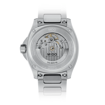 Mido horloge Multifort TV Big Date 40mm groen staal automatisch M049.526.11.091.00