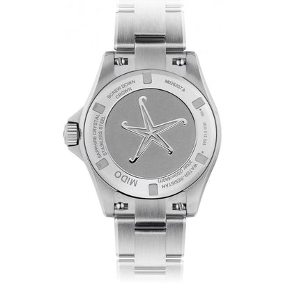 Mido horloge Ocean Star 36,5mm blauw automatisch staal M026.207.11.041.00