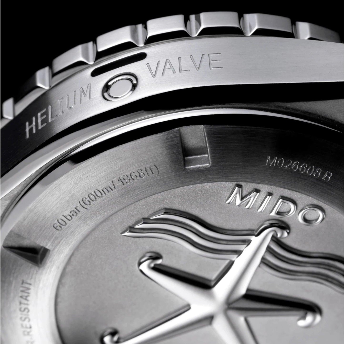 Mido horloge Ocean Star 600 Chronometer COSC 43,5mm blauw automatisch staal M026.608.11.041.01