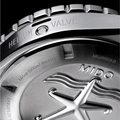 Mido horloge Ocean Star 600 Chronometer COSC 43,5mm blauw automatisch staal M026.608.11.041.01