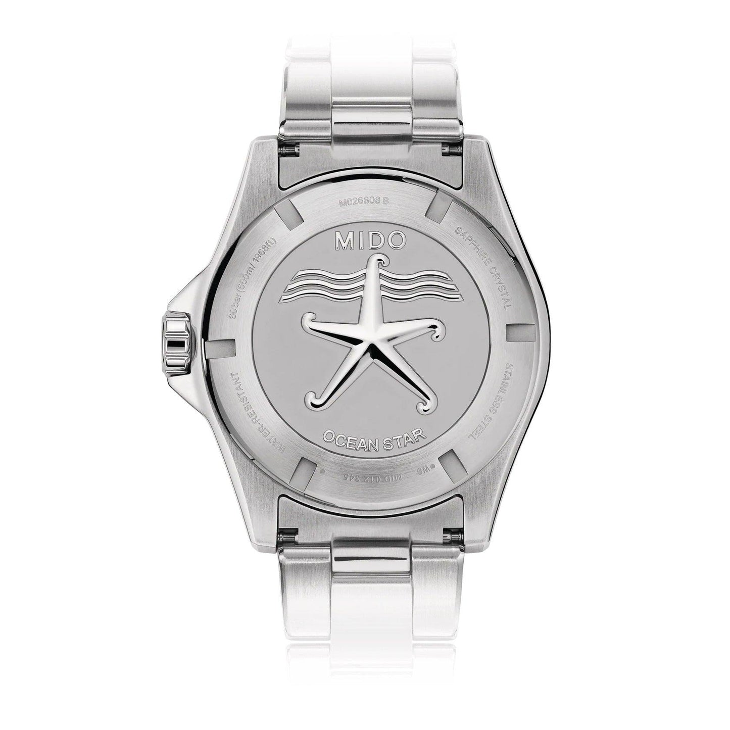 Mido horloge Ocean Star 600 Chronometer COSC 43,5mm blauw automatisch staal M026.608.11.041.01