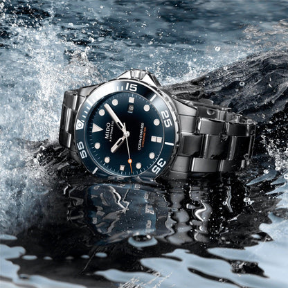 Mido horloge Ocean Star 600 Chronometer COSC 43,5mm blauw automatisch staal M026.608.11.041.01