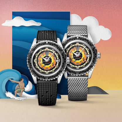 Mido horloge Ocean Star Decompression Worldtimer Special Edition 40mm zwart automatisch staal M026.829.17.051.00
