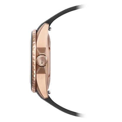 Mido horloge Ocean Star Lady 36,5mm zwart automatisch staal PVD roségoud afwerking M026.207.37.056.00