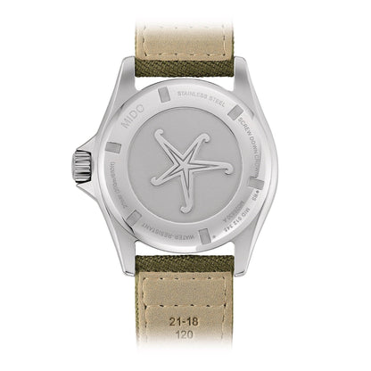Mido horloge Ocean Star Tribute 40,5mm groen automatisch staal M026.830.18.091.00