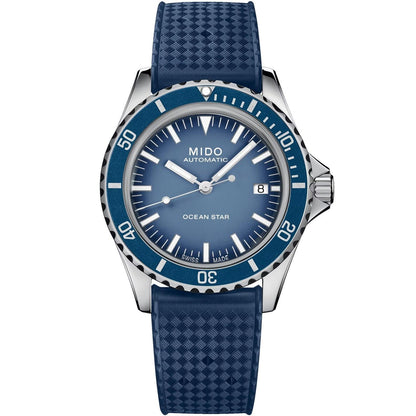 Mido horloge Ocean Star Tribute Special Edition 40mm blauw automatisch staal M026.807.11.041.01