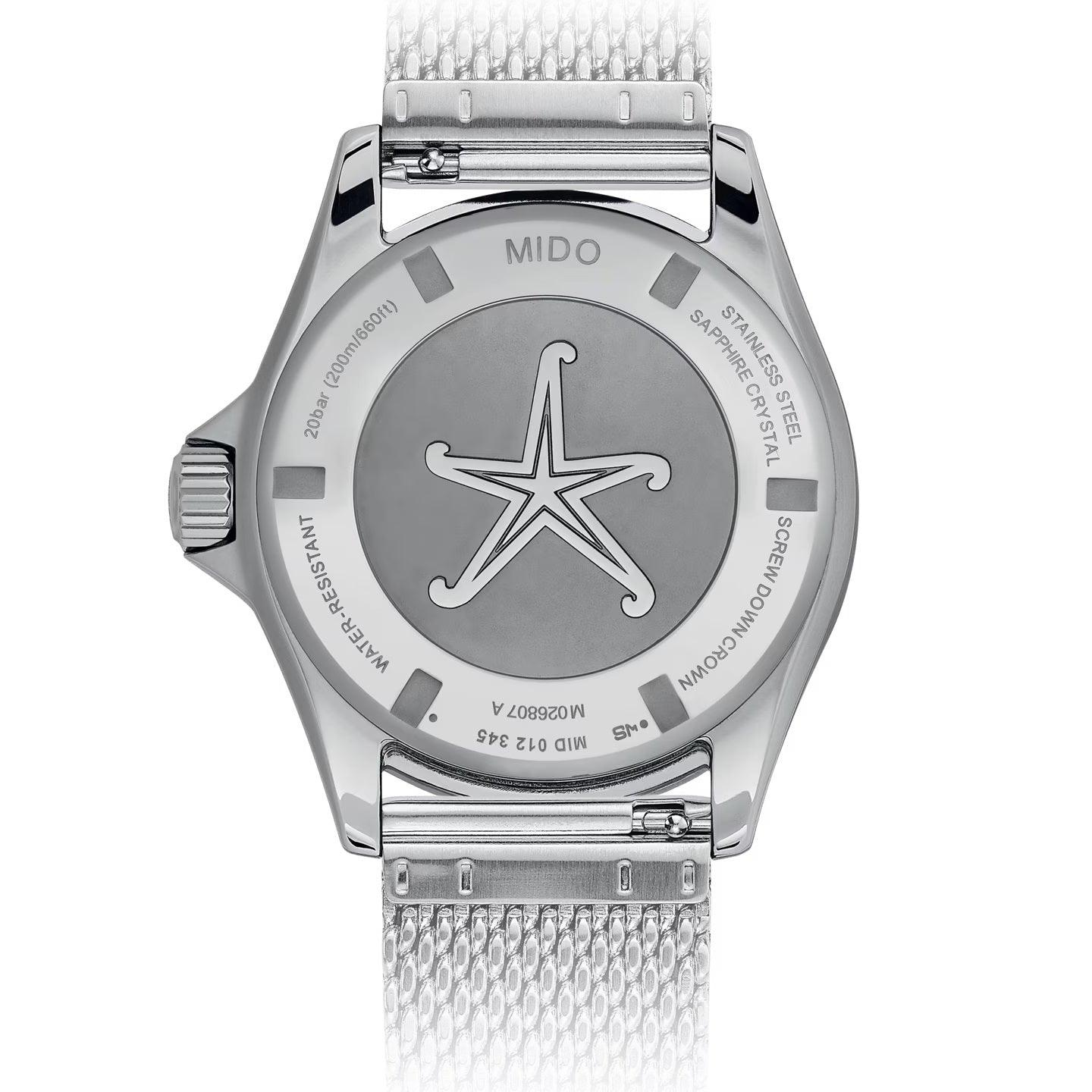 Mido horloge Ocean Star Tribute Special Edition 40mm blauw automatisch staal M026.807.11.041.01