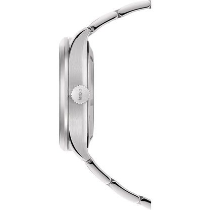 Mido herenhorloge Multifort Dual Time GMT 42mm Calibre 80 automatisch staal M038.429.11.041.00