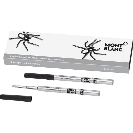 Montblanc 2 navullingen voor balpen (M) Heritage Spider Grey (grijs) 118203