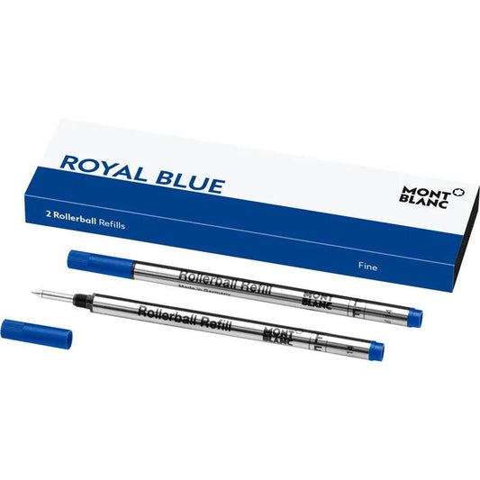 Montblanc 2 navullingen voor roller (F) Royal Blue blauw 128232