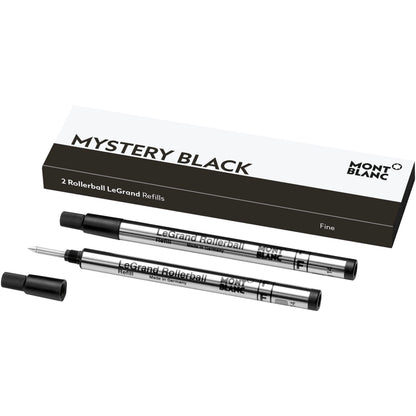 Montblanc 2 navullingen voor roller LeGrand (F) Mystery Black zwart 128224