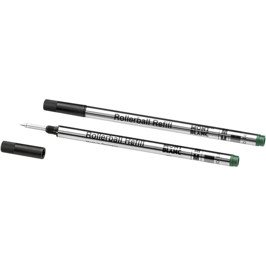 Montblanc 2 rollerball navullingen M Irish Green tip groen 128235