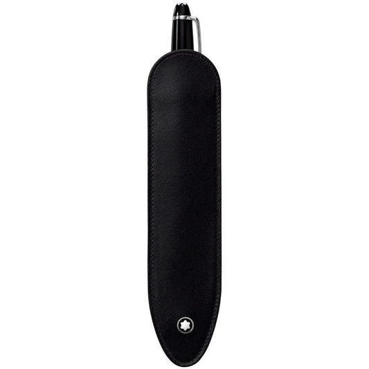 Montblanc astuccio per 1 strumento da scrittura Meisterstück nero 101871