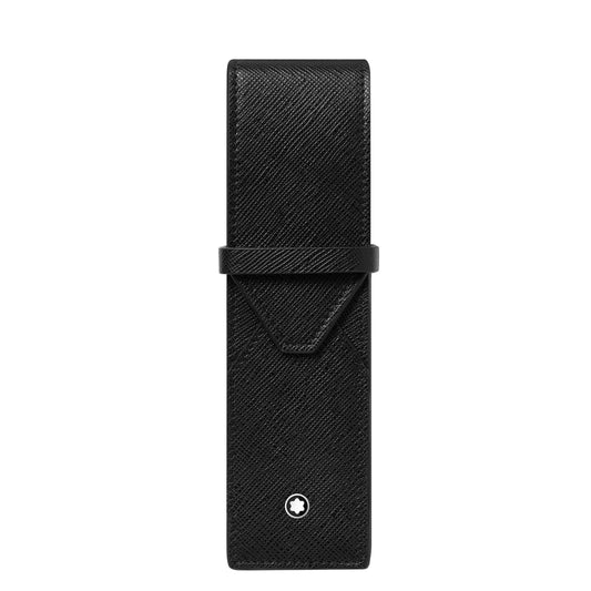Montblanc etui voor 2 schrijfinstrumenten Montblanc Sartorial zwart 130751