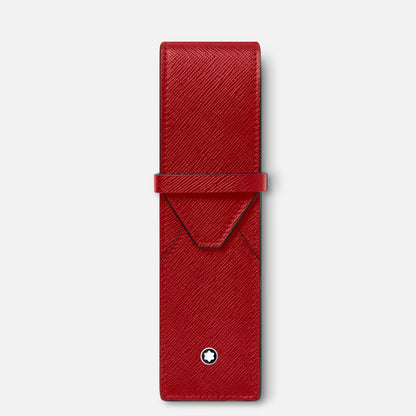 Montblanc etui pennenhouder voor 2 schrijfinstrumenten Montblanc Sartorial rood 131204