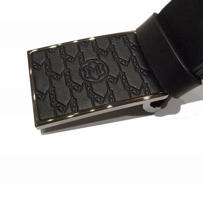 Montblanc riem Classic Line M Signature zwart 109771