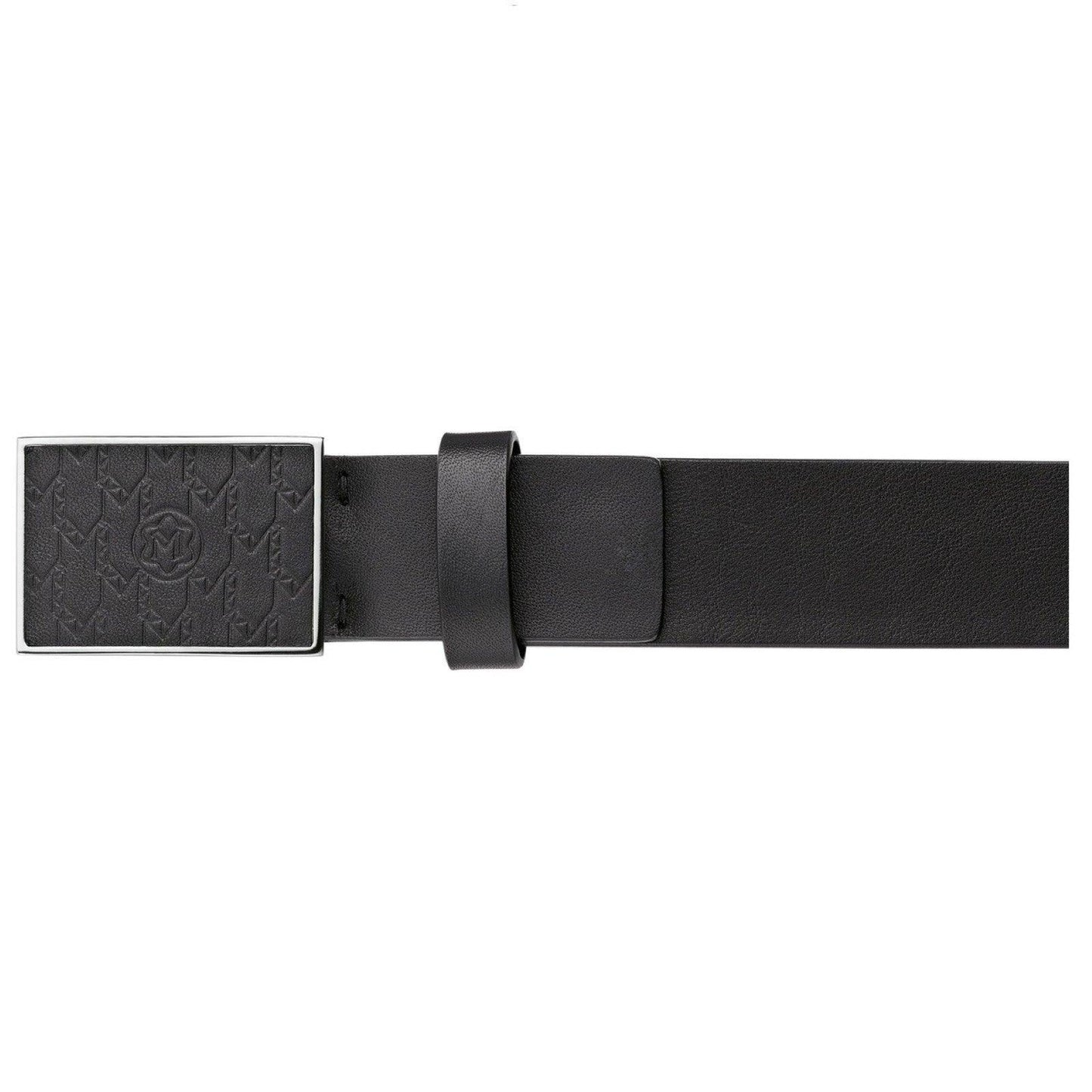 Montblanc riem Classic Line M Signature zwart 109771