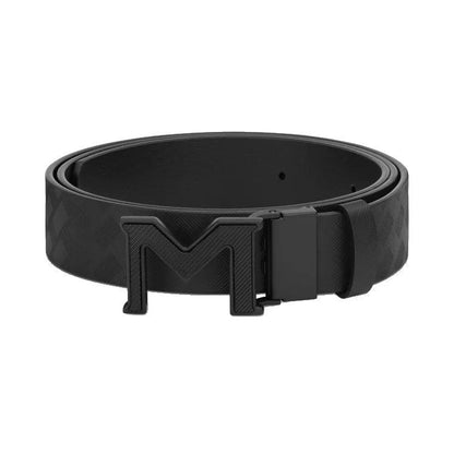 Montblanc omkeerbare riem met gesp M Extrem 3.0 zwart/zwart glad 198646