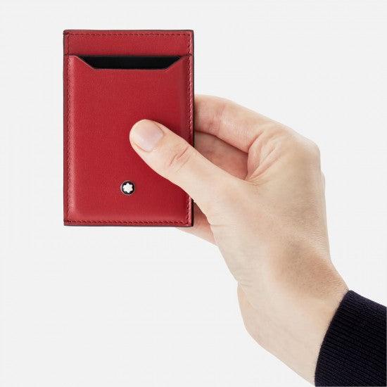 Montblanc etui 3 vakken Meisterstück rood 129685