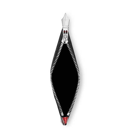 Montblanc custodia Meisterstück 8 scomparti con tasca con rosso 129688