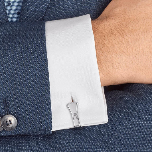 Montblanc manchetknopen Essential Sartorial staal 116640