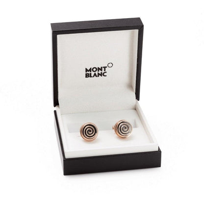 Montblanc manchetknopen Jazz Miles Davis staal PVD roségoud afwerking 114780