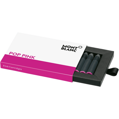 Montblanc Pop Pink inktcartridges, 8 stuks, Shocking Pink 128206