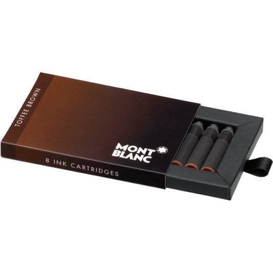 Montblanc inkt in cartridges Toffee Brown (bruin) 8 stuks 105189