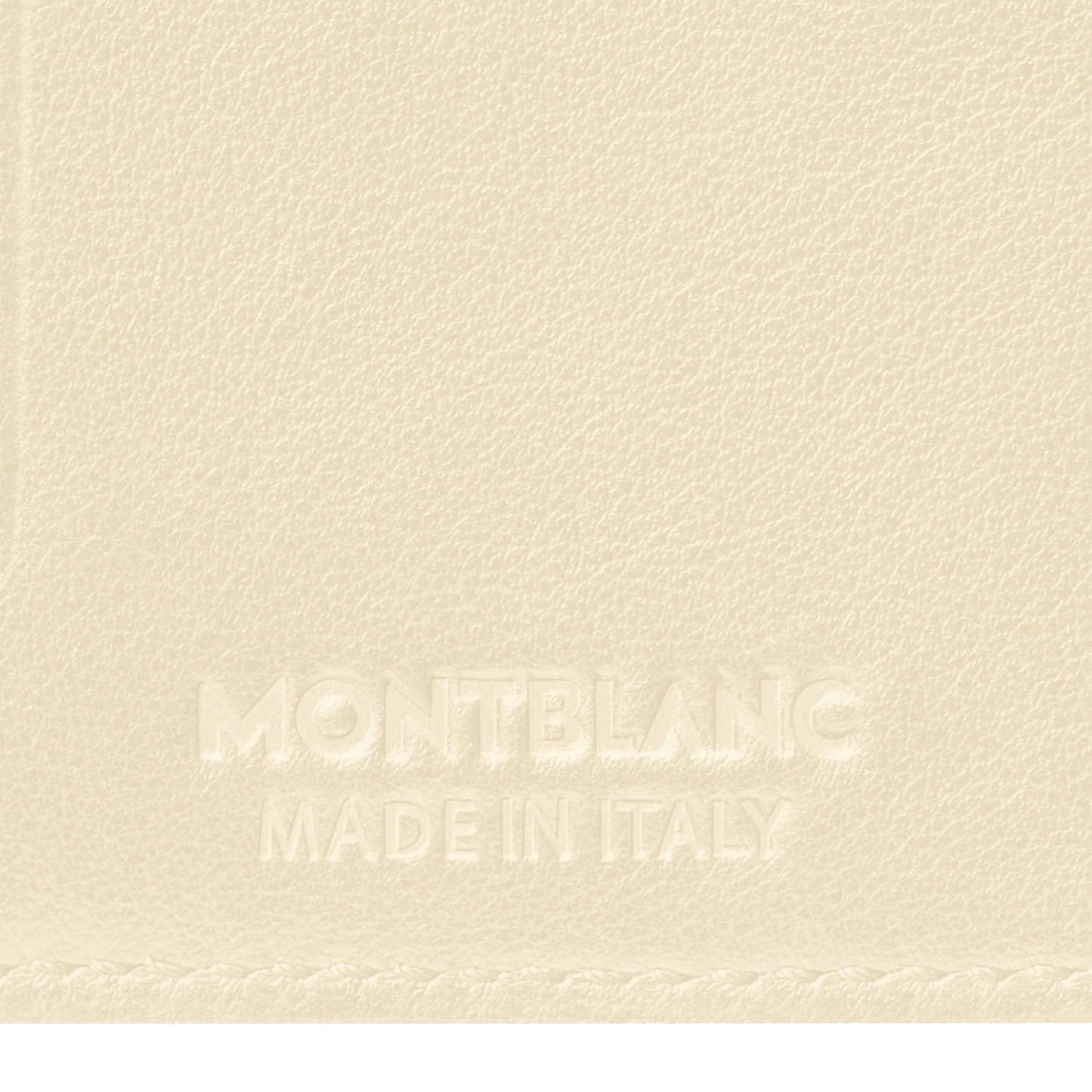 Montblanc mini portemonnee 4 vakken Meisterstück 4810 ivoor 130941