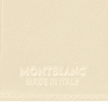 Montblanc mini portemonnee 4 vakken Meisterstück 4810 ivoor 130941