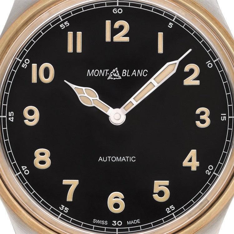 Montblanc horloge 1858 Automatic 44mm zwart automatisch staal en brons 116241