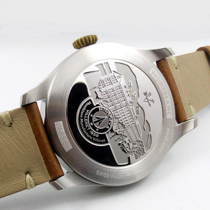 Montblanc horloge 1858 Automatic 44mm zwart automatisch staal en brons 116241