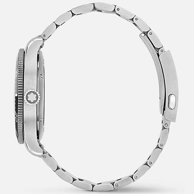 Montblanc horloge 1858 Iced Sea Automatisch Datum 41mm grijs automatisch staal 130793