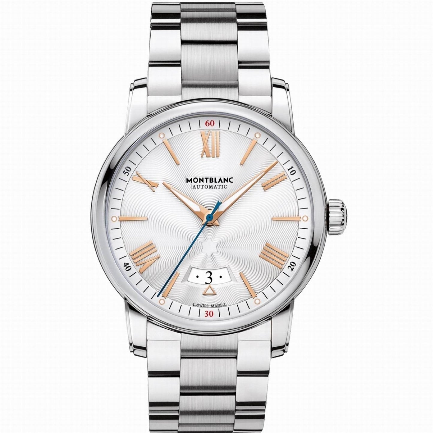 Montblanc horloge 4810 Date 42mm zilver automatisch staal 114852