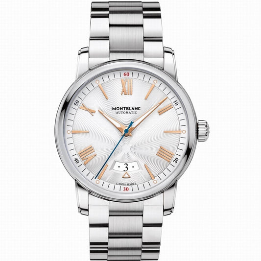 Montblanc horloge 4810 Date 42mm zilver automatisch staal 114852