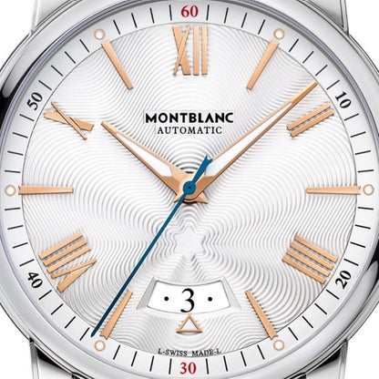 Montblanc horloge 4810 Date 42mm zilver automatisch staal 114852