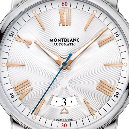 Montblanc horloge 4810 Date 42mm zilver automatisch staal 114852