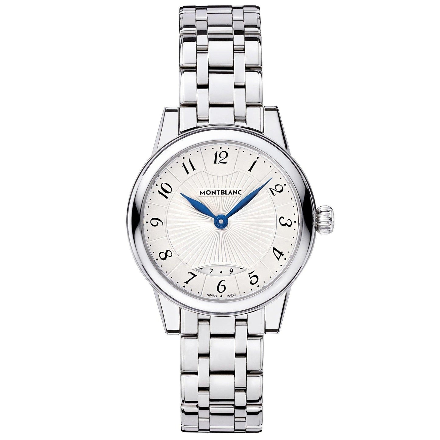 Montblanc horloge Bohème Date Lady 27mm zilver quartz staal 111207