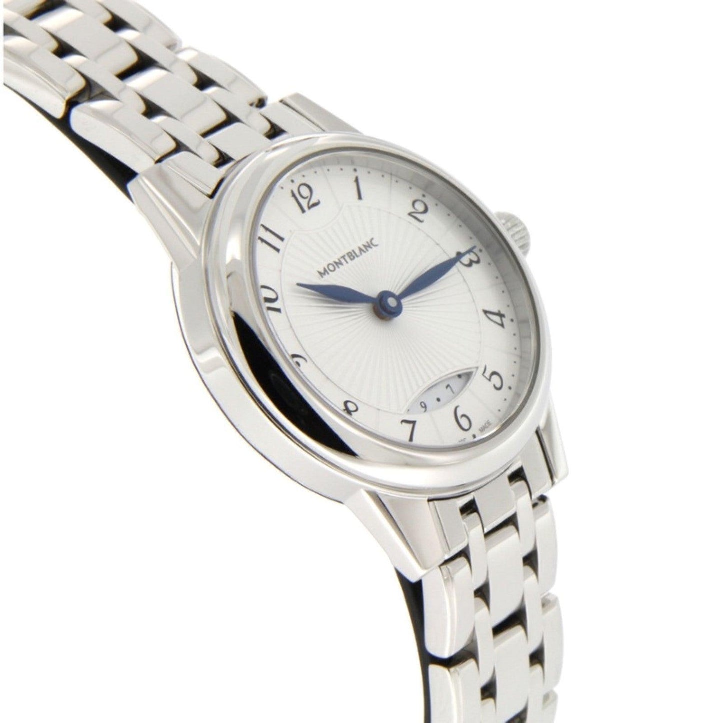 Montblanc horloge Bohème Date Lady 27mm zilver quartz staal 111207
