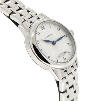 Montblanc horloge Bohème Date Lady 27mm zilver quartz staal 111207