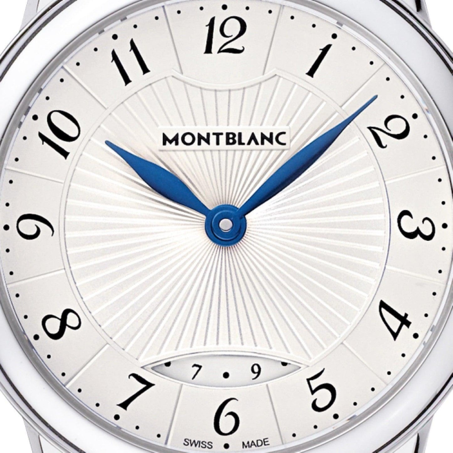 Montblanc horloge Bohème Date Lady 27mm zilver quartz staal 111207
