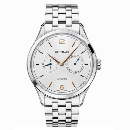 Montblanc horloge Heritage Chronometrie 40mm zilver automatisch staal 114873