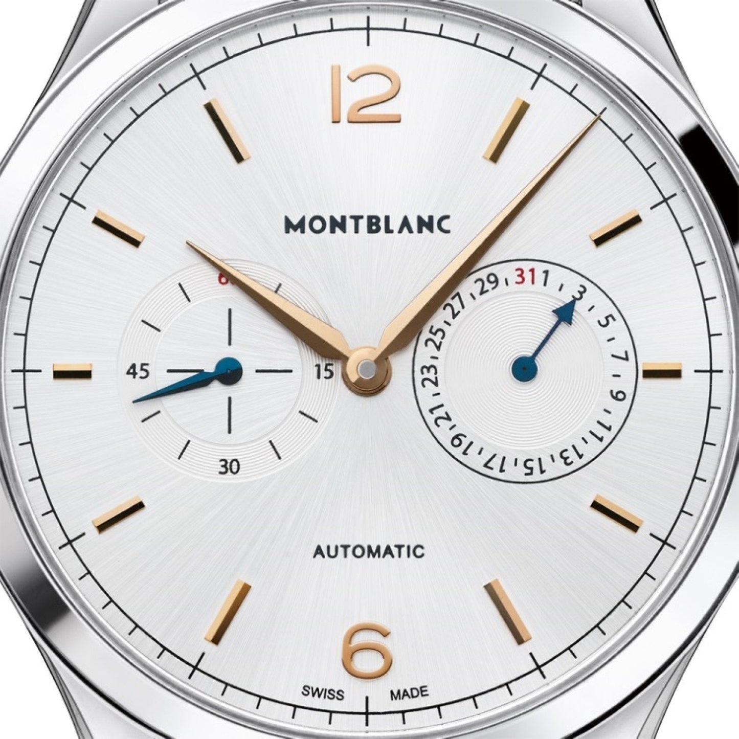 Montblanc horloge Heritage Chronometrie 40mm zilver automatisch staal 114873